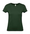 Dames T-shirt B&C E150 TW02T Bottle Green